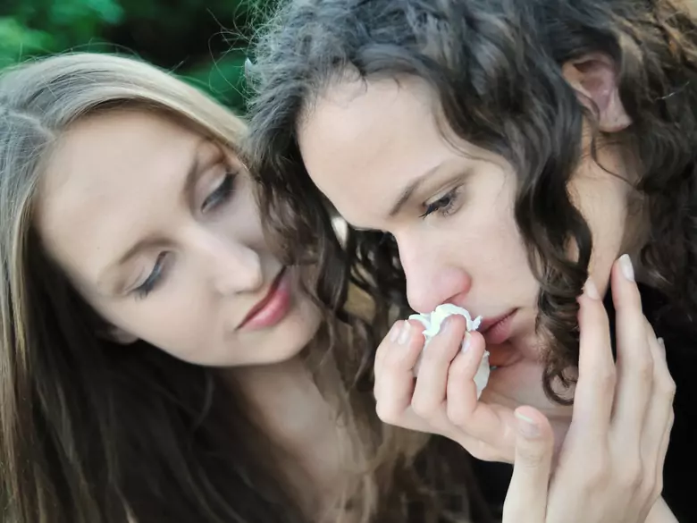 Klika słów o psychozie poporodowej.